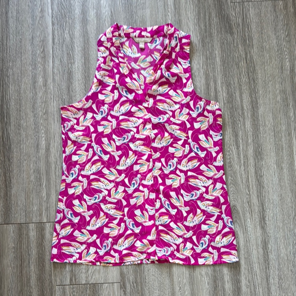 Vibrant Pink Sleeveless Women's Top